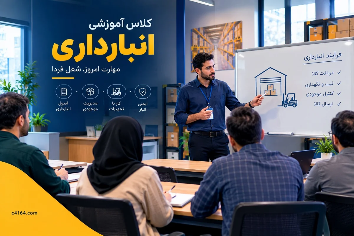 کلاه تخصصی انبارداری در تبریز - آموزشگاه کاسپین