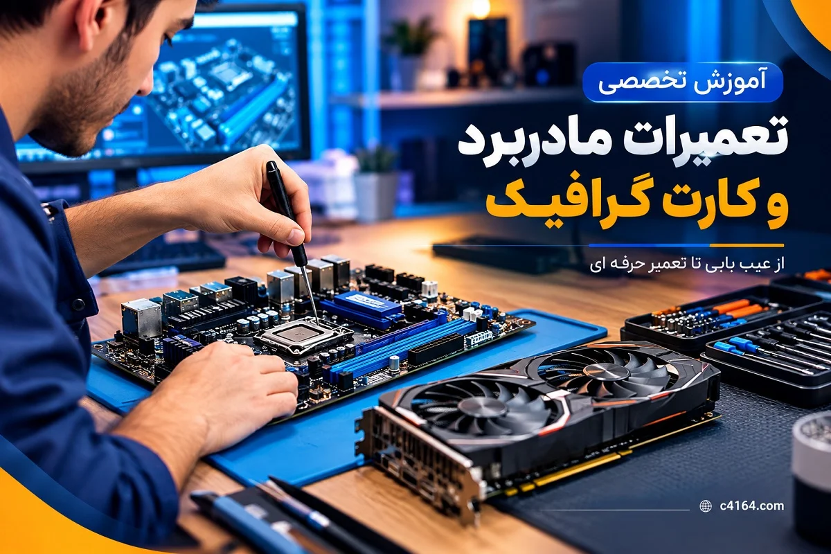 آموزش تعمیرات مادربرد و کارت گرافیک در تبریز-آموزشگاه کاسپین