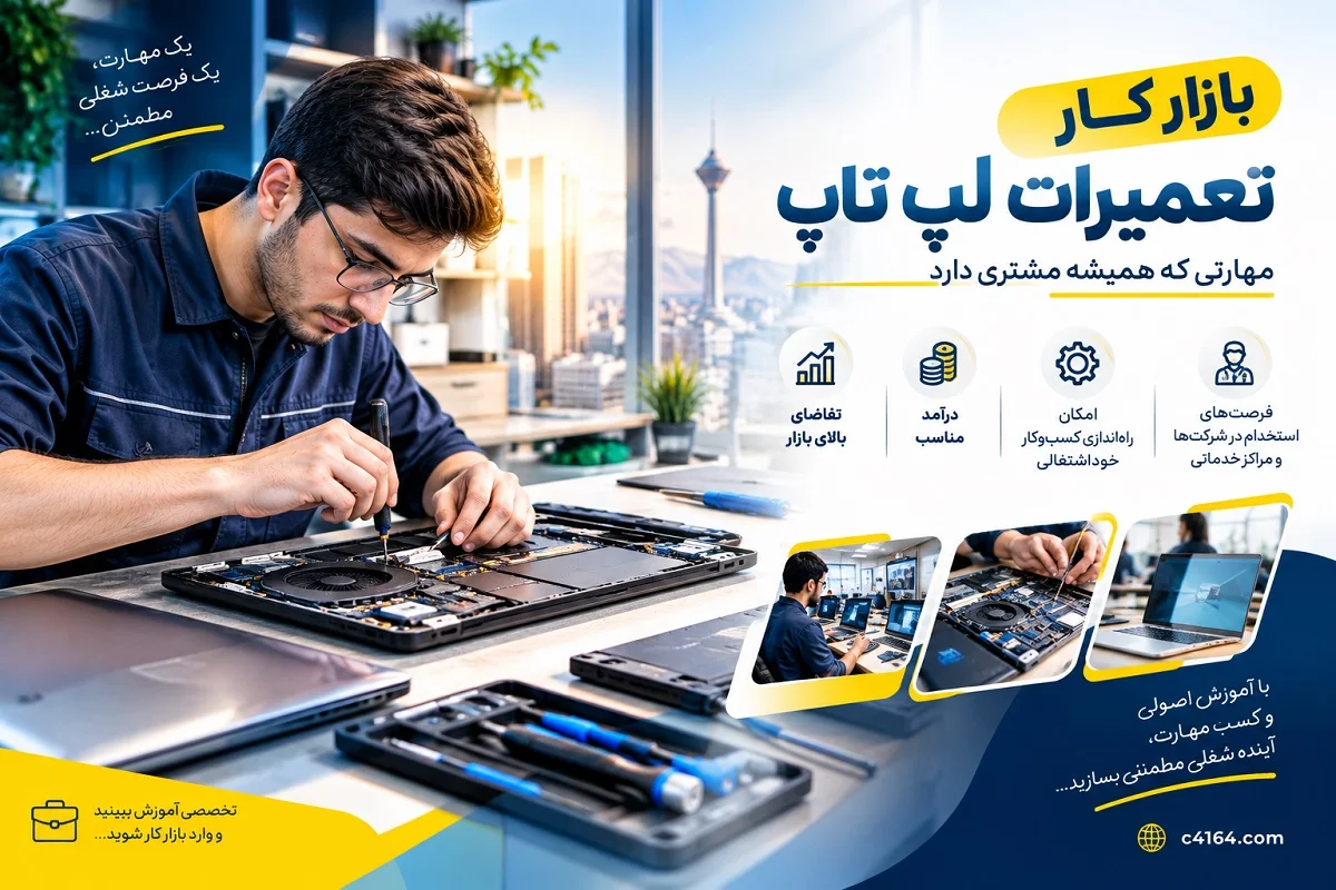 بازار کار تعمیرات لپ تاپ در تبریز