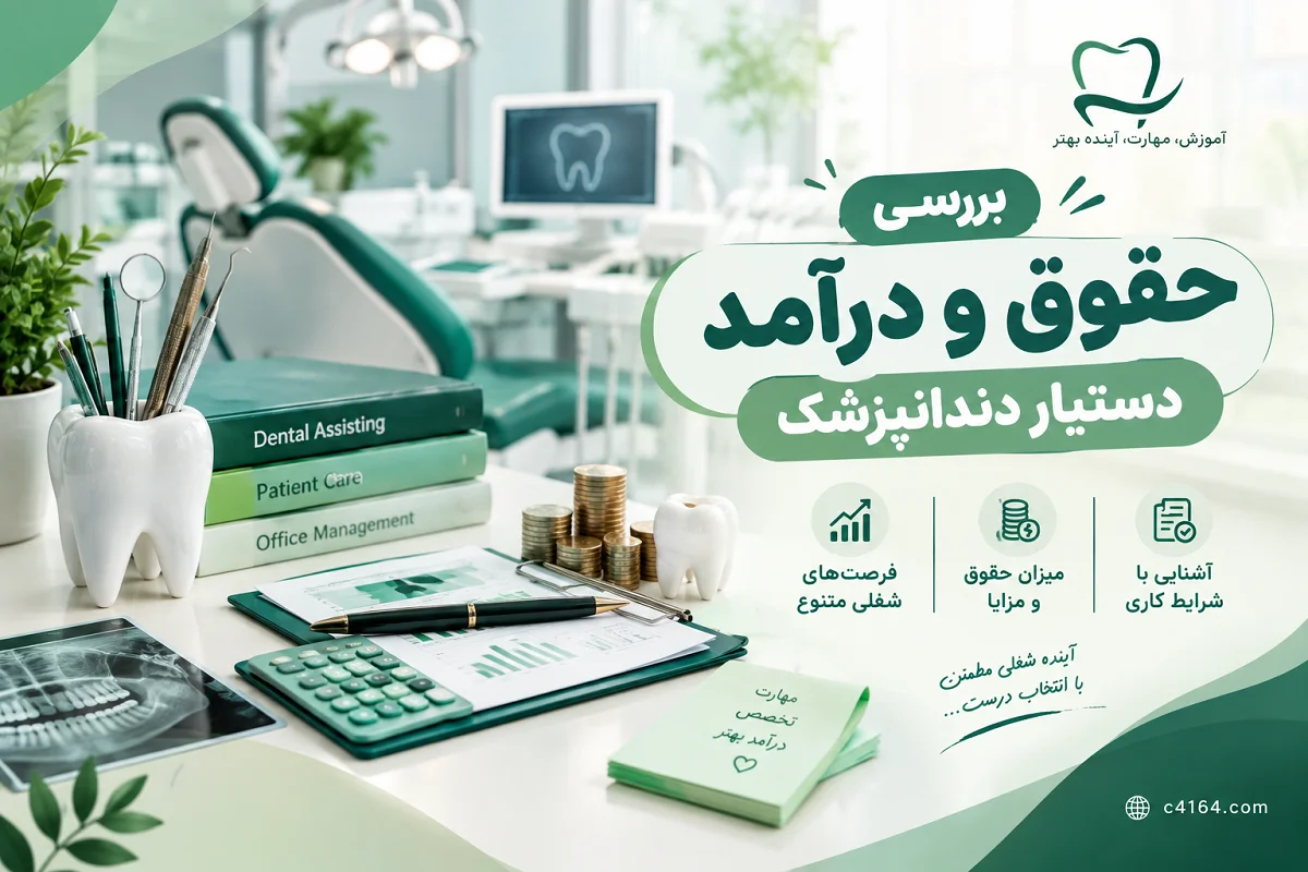 بررسی حقوق و درآمد دستیار دندانپزشک