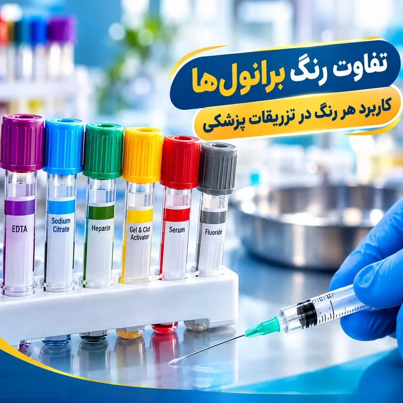 تفاوت رنگ برانول‌ها | کاربرد هر رنگ در تزریقات پزشکی