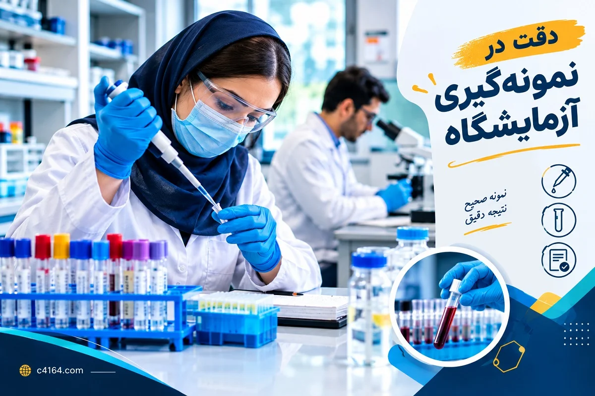 دقت در نمونه گیری آزمایشگاه