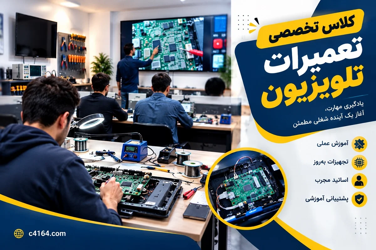 کلاس تخصصی تعمیرات تلویزیون در تبریز-آموزشگاه کاسپین کلاس تخصصی تعمیرات تلویزیون در تبریز-آموزشگاه کاسپین