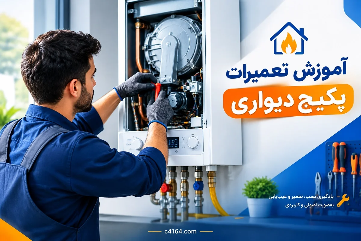 آموزش تعمیرات پکیج در تبریز-آموزشگاه کاسپین